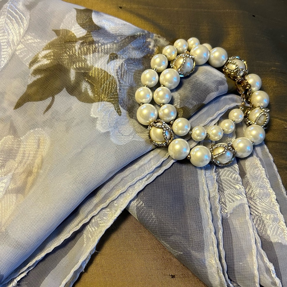 Designer Floral Scarf